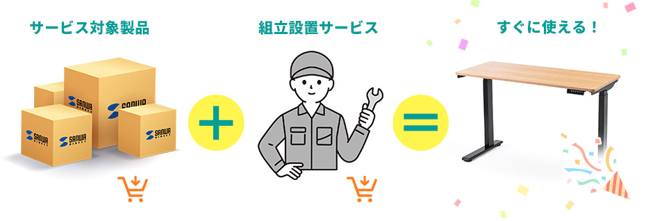 組立サービスイメージ画像