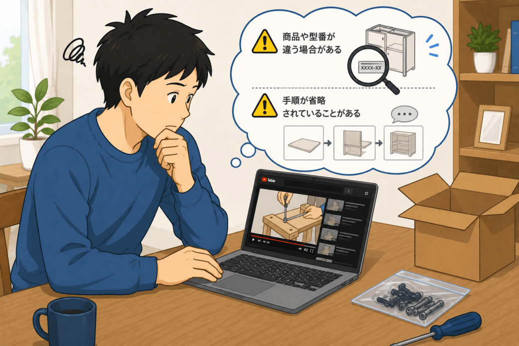 商品レビューや動画を参考にするときの注意点