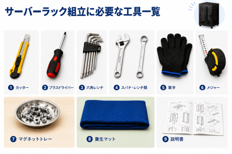 組立に必要な工具