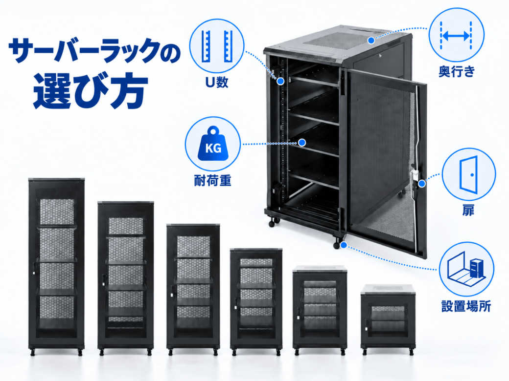 サーバーラックの選び方