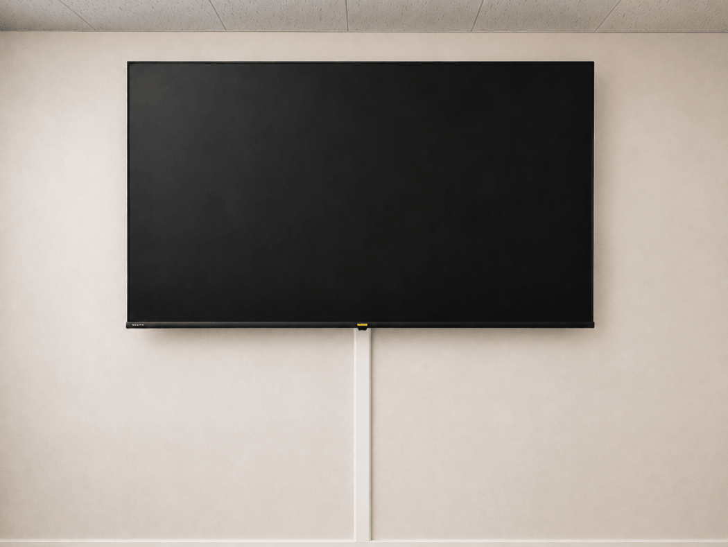 テレビの配線をモールで隠す