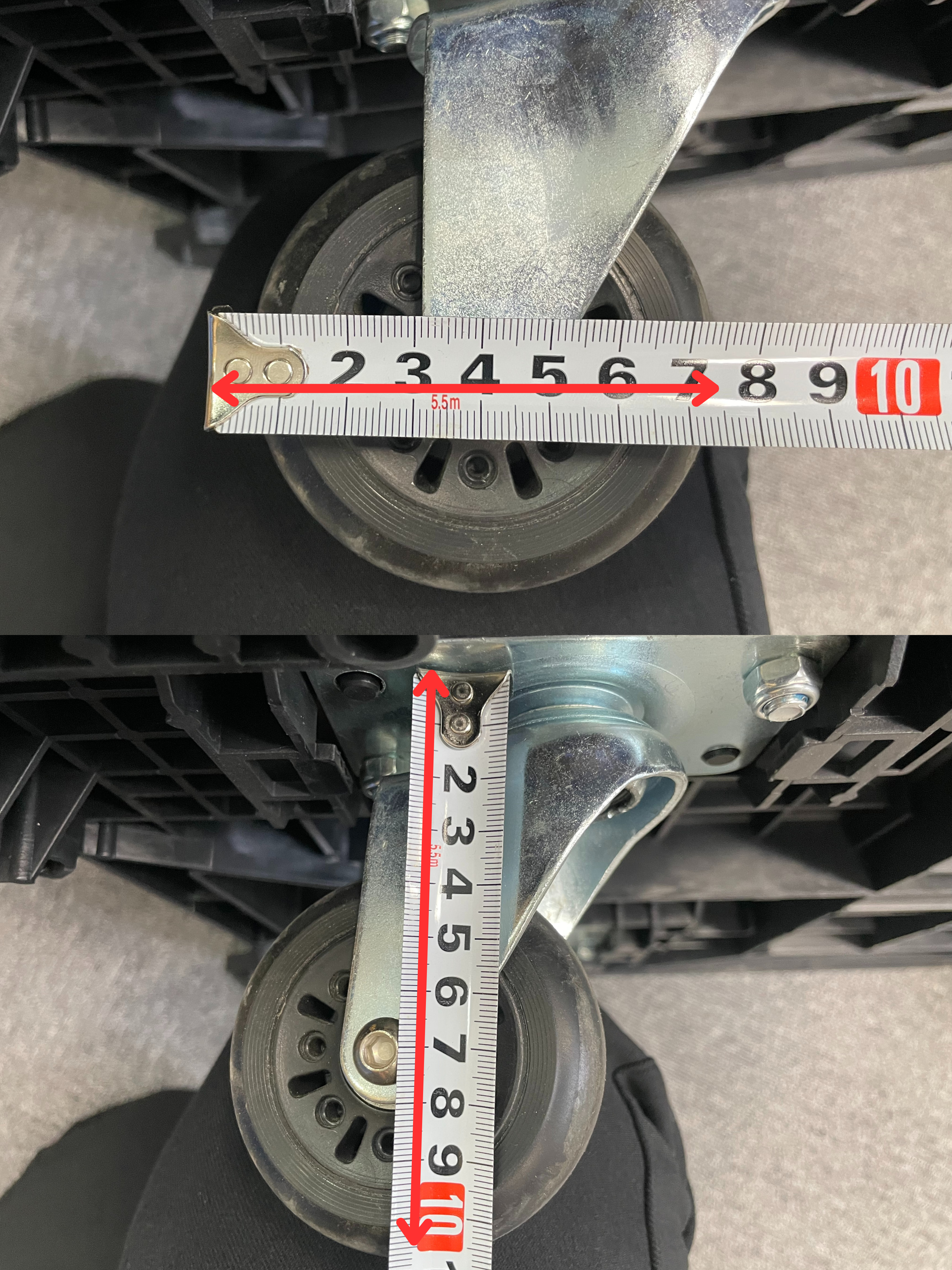 キャスターサイズ図