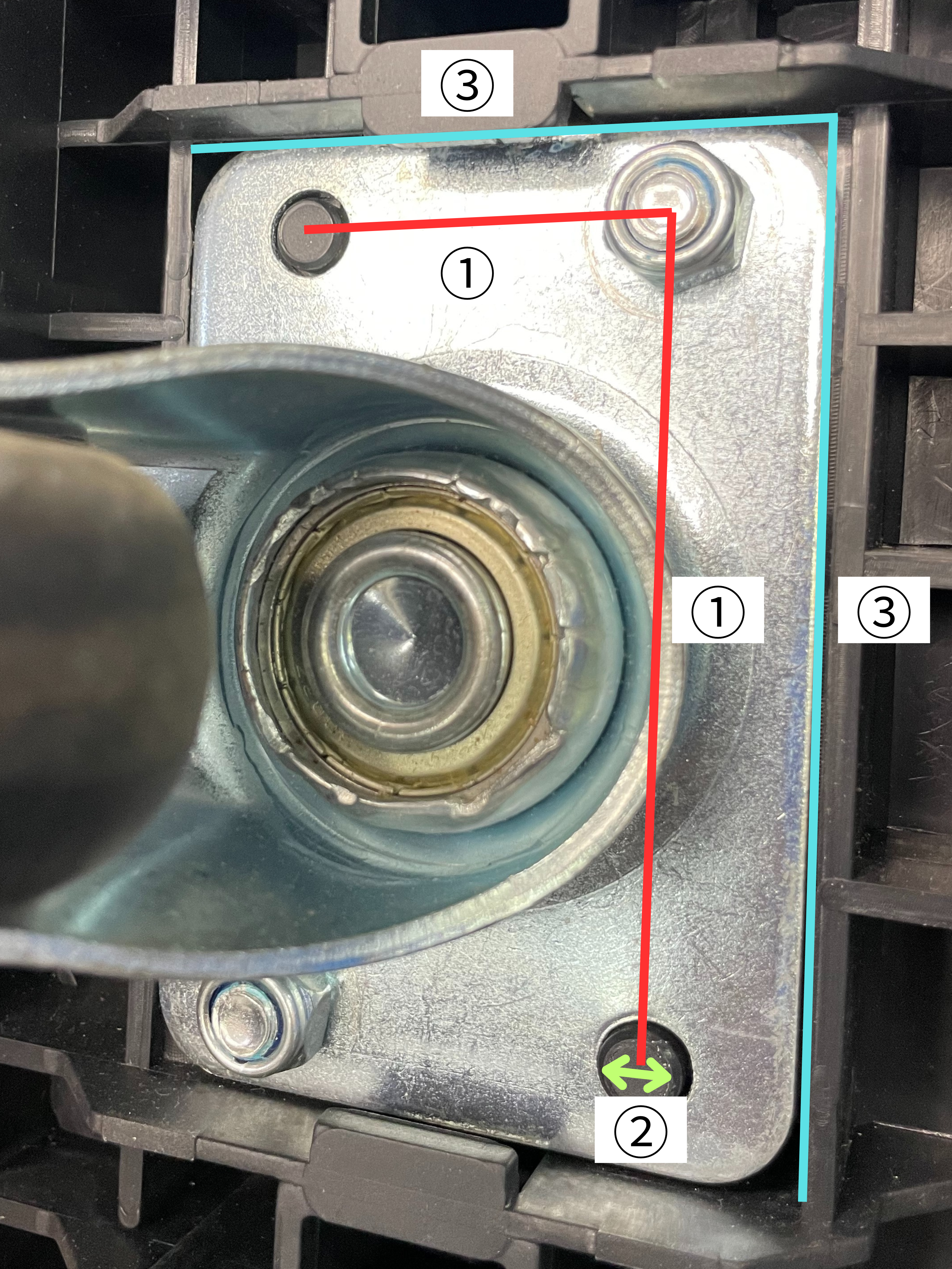キャスターサイズ図