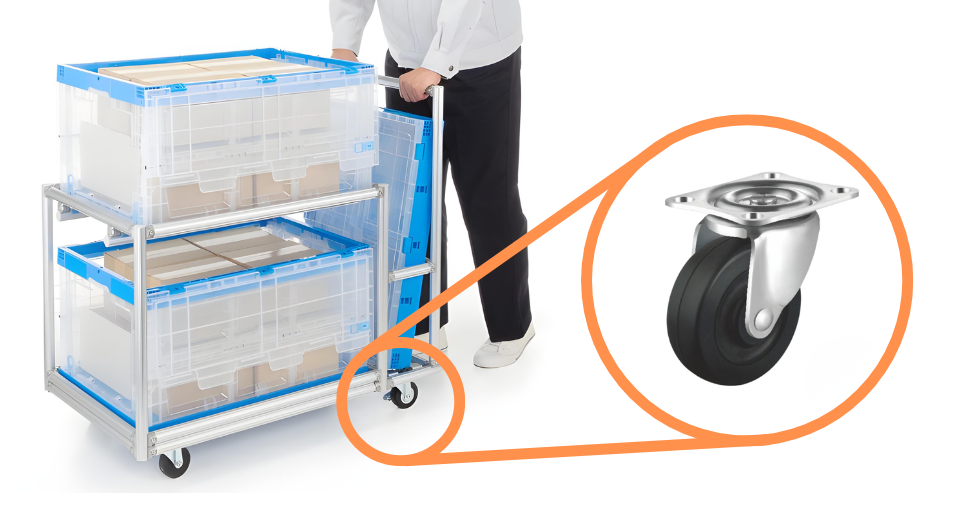 キャスター交換看板画像