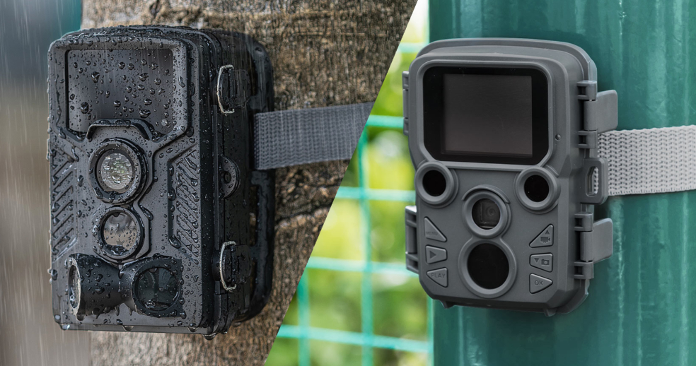 トレイルカメラの設置イメージ